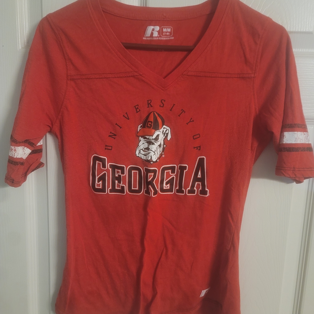 Russell Athletic Kids Georgia Red Tee